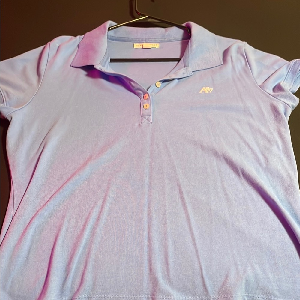 Aeropostale Light Blue Button Down Shirt